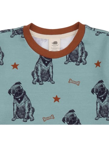 Walkiddy Bluza w kolorze niebiesko-brązowym