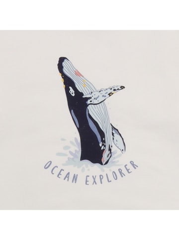 Walkiddy Sweatshirt wit/groen