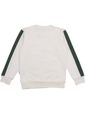 Walkiddy Sweatshirt wit/groen