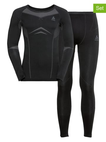 Odlo 2tlg. Funktionswäscheset "Fundamentals Performance Warm" in Schwarz