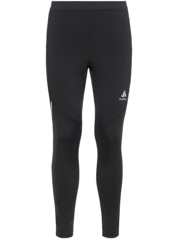 Odlo Langlaufleggings "Ceramiwarm" in Schwarz