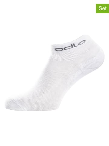 Odlo 2-delige set: functionele sokken "Active" wit