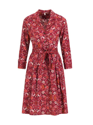 Blutsgeschwister Kleid in Bordeaux