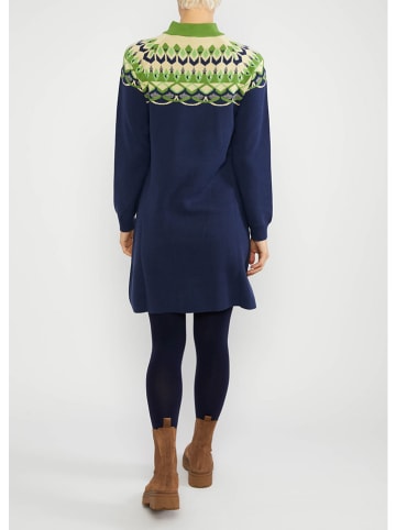 Blutsgeschwister Strickkleid in Dunkelblau