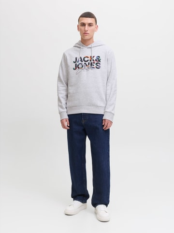 Jack & Jones Hoodie "Geplas" in Grau