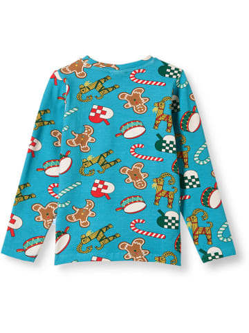 Småfolk Longsleeve "Gala" blauw