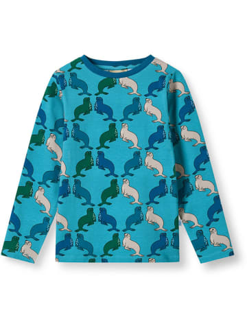 Småfolk Longsleeve "Gala" blauw