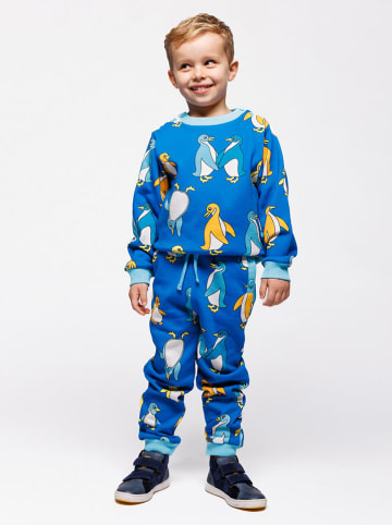 Småfolk Spodnie dresowe "Daytin" w kolorze niebieskim