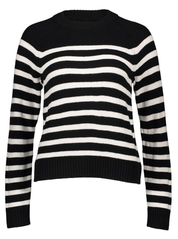 GAP Pullover in Schwarz/ Weiß