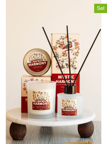 Lucky Bees 3tlg. Set: Raumduft und Duftkerzen ''Mystic Harmony''