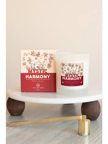 Lucky Bees Duftkerze "Ocean Breeze" in Weiß/ Rot - 200 g