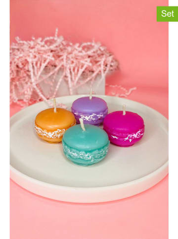 Lucky Bees Świece (4 szt.) w różnych kolorach - 4x 25 g