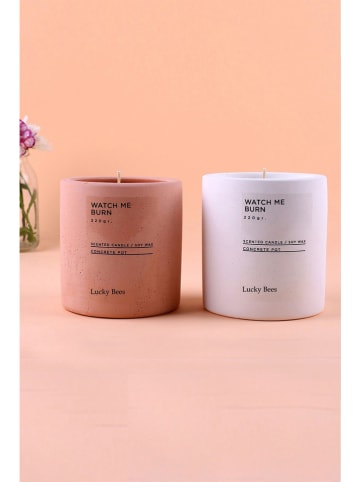 Lucky Bees Duftkerze in Gelb - 220 g