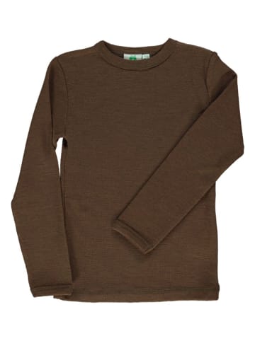 Småfolk Merinowollen longsleeve bruin