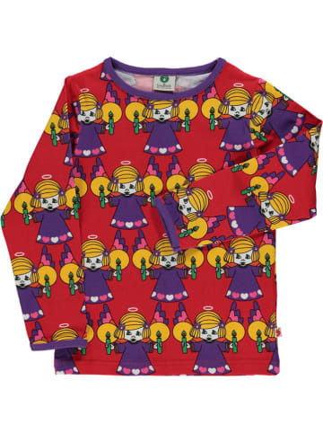 Småfolk Longsleeve "Engel" in Rot