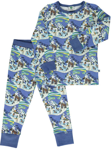 Småfolk Piżama w kolorze niebieskim