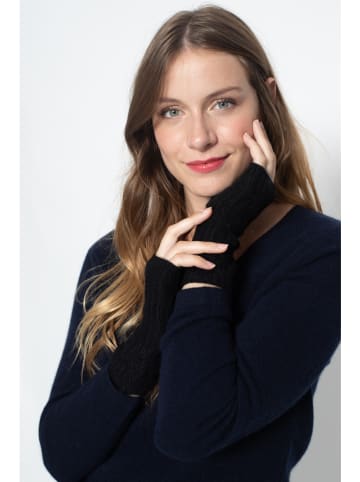 Perfect Cashmere Kasjmieren armstulpen "Jelo" zwart