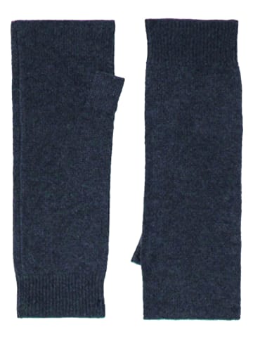 Perfect Cashmere Kaschmir-Armstulpen "Jesse" in Dunkelblau