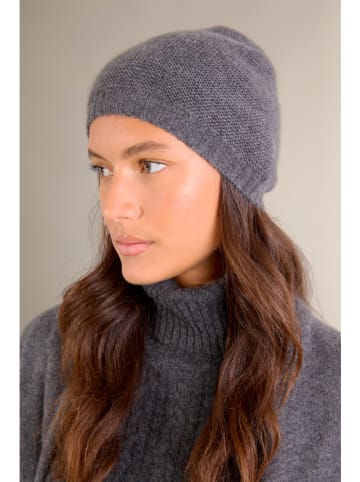Perfect Cashmere Kaschmir-Mütze "Laoise" in Anthrazit