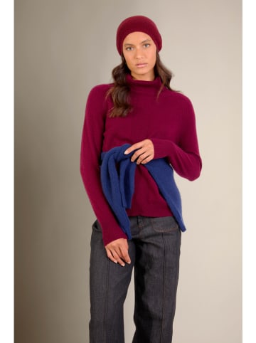 Perfect Cashmere Kaschmir-Mütze "Laoise" in Bordeaux