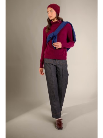 Perfect Cashmere Kaschmir-Mütze "Laoise" in Bordeaux