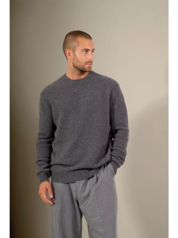 Perfect Cashmere Kaszmirowy sweter "Aidan" w kolorze antracytowym