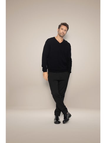 Perfect Cashmere Kaszmirowy sweter "Alexander" w kolorze czarnym