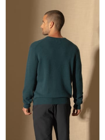 Perfect Cashmere Kaschmir-Pullover "Blake" in Petrol