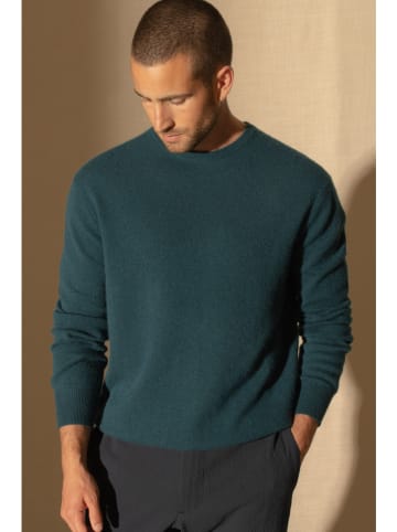 Perfect Cashmere Kaschmir-Pullover "Blake" in Petrol