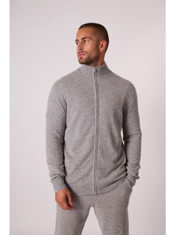 Perfect Cashmere Kasjmieren vest "Cody" grijs