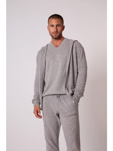 Perfect Cashmere Kasjmieren vest "Eldo" grijs