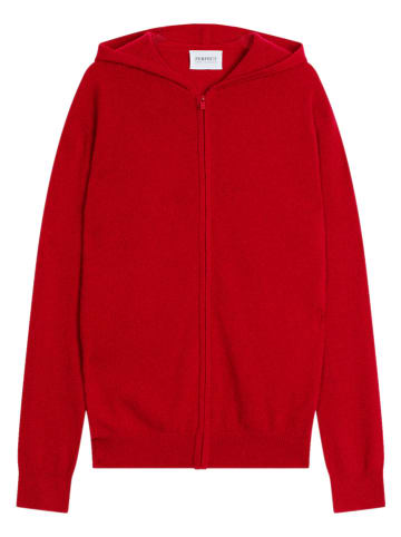 Perfect Cashmere Kasjmieren vest "Eldo" rood