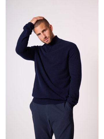 Perfect Cashmere Kaschmir-Pullover "Greg" in Dunkelblau