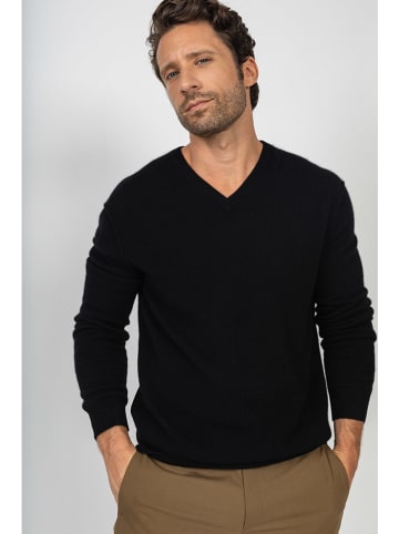 Perfect Cashmere Kaszmirowy sweter "Lorenzo" w kolorze czarnym