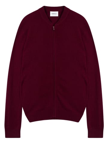 Perfect Cashmere Kasjmieren vest "Polnoon" bordeaux