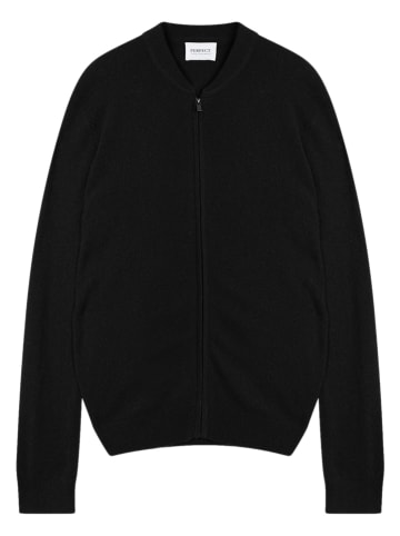 Perfect Cashmere Kaschmir-Cardigan "Polnoon" in Schwarz