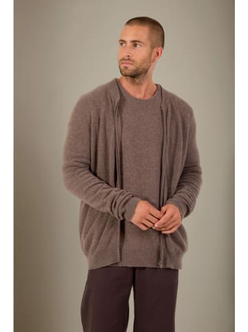 Perfect Cashmere Kasjmieren vest "Polnoon" taupe