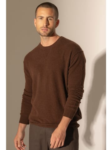 Perfect Cashmere Kaszmirowy sweter "Soan" w kolorze brązowym