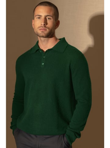 Perfect Cashmere Kasjmieren trui "Spencer" groen