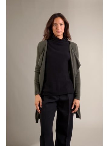 Perfect Cashmere Kaszmirowy kardigan "Abigail" w kolorze khaki