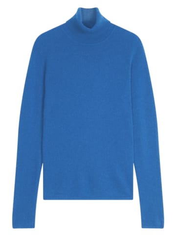 Perfect Cashmere Kaschmir-Rollkragenpullover "Bise" in Blau