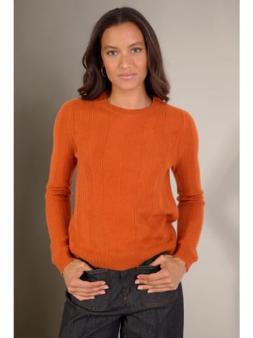 Perfect Cashmere Kaschmir-Pullover "Corva" in Orange