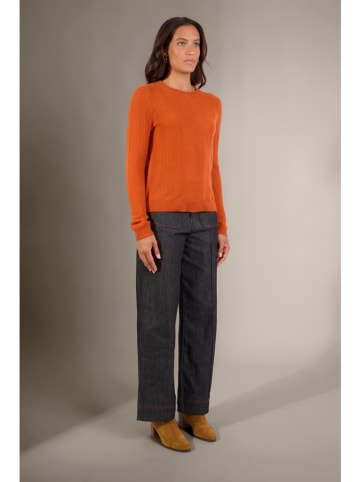 Perfect Cashmere Kaszmirowy sweter "Corva" w kolorze pomarańczowym