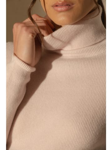 Perfect Cashmere Kasjmieren coltrui "Elly" rosé
