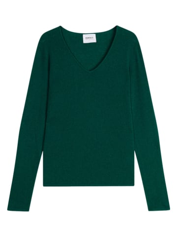 Perfect Cashmere Kaszmirowy sweter "Galise" w kolorze ciemnozielonym