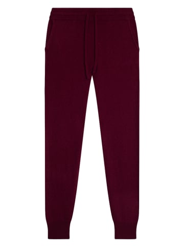 Perfect Cashmere Kaschmir-Sweathose "Gwen" in Bordeaux