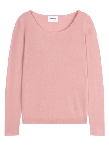 Perfect Cashmere Kaszmirowy sweter "Lindsay" w kolorze jasnoróżowym