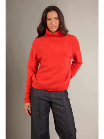 Perfect Cashmere Kaszmirowy golf "Maneses" w kolorze czerwonym