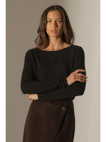 Perfect Cashmere Kaschmir-Pullover "Megan" in Schwarz