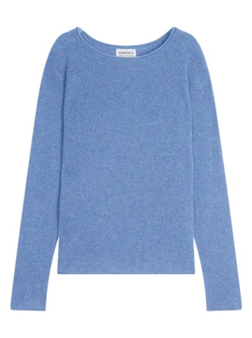 Perfect Cashmere Kaszmirowy sweter "Megan" w kolorze błękitnym